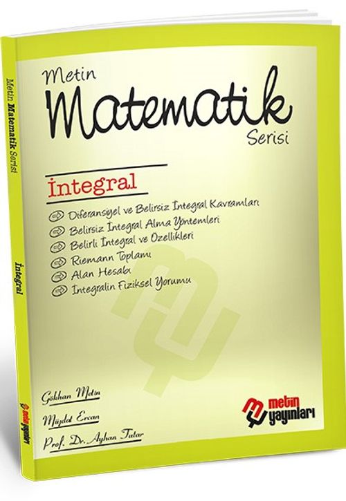 Metin Matematik Serisi - İntegral