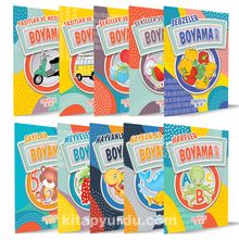 Boyama Kitapları Seti (10 Kitap) - Bilinmeyen Yazar