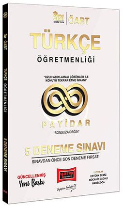 2021 ÖABT Türkçe Öğretmenliği Payidar 5 Deneme