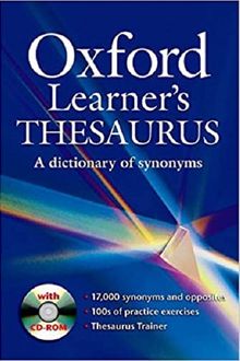 Oxford Learner's Thesaurus with Cd-rom