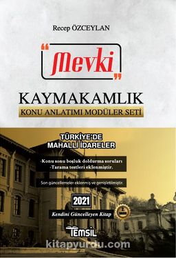 Kaymakamlık Konu Anlatımı Modüler Seti & Mevki Türkiye'de Mahalli İdareler