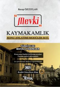 Kaymakamlık Konu Anlatımı Modüler Seti & Mevki Türkiye'de Mahalli İdareler