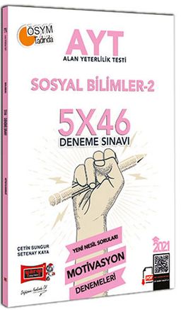 2021 AYT Sosyal Bilimler 2 5x46 Motivasyon Deneme Sınavı