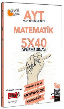 2021 AYT Matematik 5x40 Motivasyon Deneme Sınavı - Kolektif
