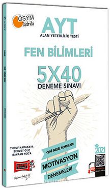 2021 AYT Fen Bilimleri 5x40 Motivasyon Deneme Sınavı - Kolektif