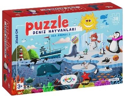 Deniz Hayvanları Puzzle (Okul Öncesi)
