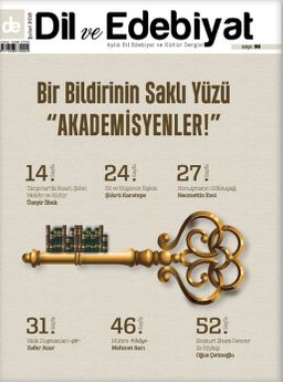 Dil ve Edebiyat Aylık Dil ve Edebiyat Kültür Dergisi Sayı:86 Şubat 2016