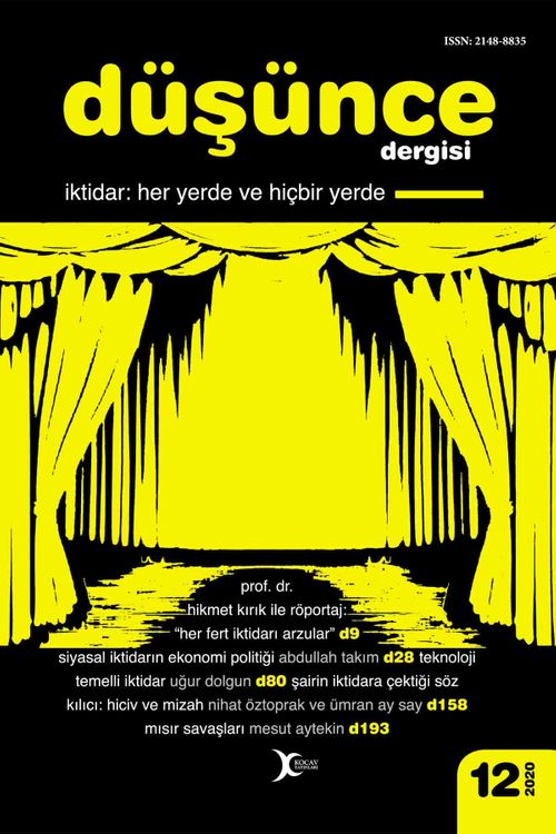 Düşünce Dergisi Sayı:12  2020