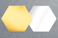 Full Frame Duvar Sanatları - Altıgen Miks Ayna (FF-DS087)