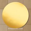 Full Frame Duvar Sanatları - Daire Pleksi Altın Ayna (FF-DS086)