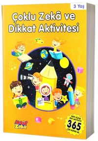 Çoklu Zeka ve Dikkat Aktivitesi 3 Yaş - Turuncu Kitap
