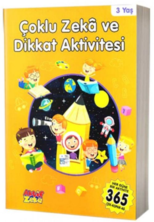 Çoklu Zeka ve Dikkat Aktivitesi 3 Yaş - Turuncu Kitap