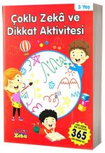 Çoklu Zeka ve Dikkat Aktivitesi 3 Yaş - Kırmızı Kitap