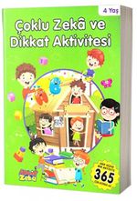 Çoklu Zeka ve Dikkat Aktivitesi 4 Yaş - Yeşil Kitap