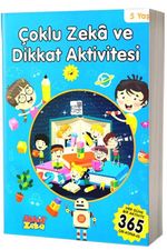 Çoklu Zeka ve Dikkat Aktivitesi 5 Yaş - Mavi Kitap