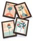 Full Frame Duvar Sanatları - Pastel Renkli Çiçekler - Dörtlü Set (FF-DS002)</span>