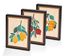 Full Frame Duvar Sanatları - Soyut Natürmort Dalında Meyveler - Üçlü Set (FF-DS007)</span>