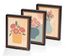 Full Frame Duvar Sanatları - Soyut Natürmort Vazoda Çiçekler - Üçlü Set (FF-DS009)</span>