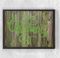 Full Frame Duvar Sanatları - Ahşap Desenler - Merry Christmas Yeşil (FF-DS025)