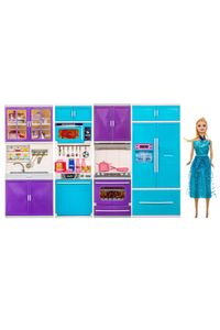 Oydaş Oyuncak Karlar Ülkesi Bebek Ve 4'lü Mutfak Seti(23397)