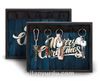 Full Frame Duvar Sanatları - Anahtarlık - Merry Christmas Lacivert (FF-DS078)