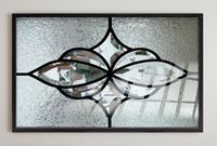 Full Frame Duvar Sanatları - VitrayObje Küçük DD -  Buzlu Cam Çiçek (FF-DSC065)