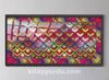 Full Frame Duvar Sanatları - VitrayObje Büyük DD - Renkli, Balık Desenli (FF-DSC070)