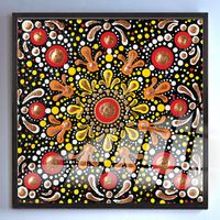 Full Frame Duvar Sanatları - VitrayMandala - Damla Altınlı (FF-DSC050)