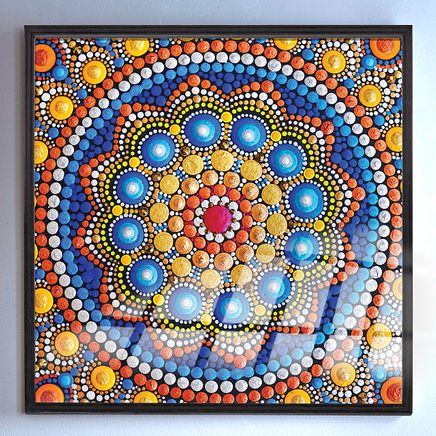 Full Frame Duvar Sanatları - VitrayMandala - Onikili (FF-DSC051)