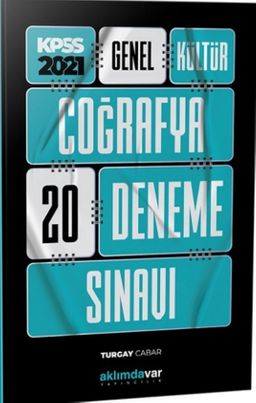 2021 KPSS Coğrafya 20 Deneme