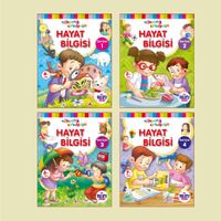 Hayat Bilgisi 1-2-3-4 (Eğlenerek Öğreniyorum) (Set-4 Kitap)