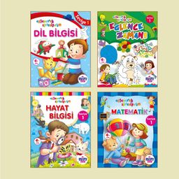 Eğlenerek Öğreniyorum - Seviye 1 (Set  4 Kitap)