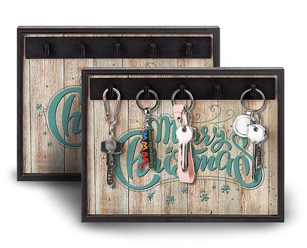 Full Frame Duvar Sanatları - Anahtarlık - Merry Christmas Eskiltme (FF-DS079)