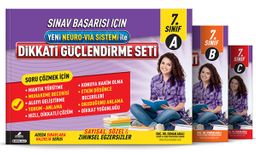 Dikkati Güçlendirme Seti 7. Sınıf Yeni Neuro Via Sistemi İle (3 Kitap Takım)