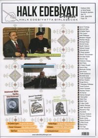 Halk Edebiyatı Dergisi Sayı:10 Ocak-Şubat 2016