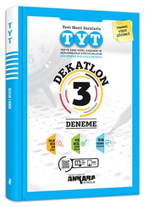 YKS TYT Dekatlon 3 Deneme