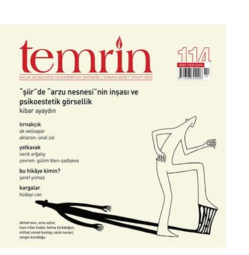 Temrin Aylık Edebiyat Dergisi Sayı:114 Nisan 2021