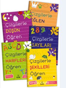 Çizgilerle Öğren Serisi (5 Kitap) - Bilinmeyen Yazar