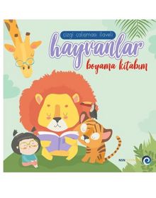 Hayvanlar - Boyama Kitabı / Çizgi Çalışması İlaveli - Kolektif