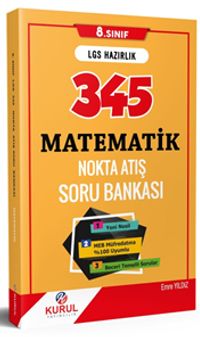 8. Sınıf LGS 345 Matematik Nokta Atış Soru Bankası 
