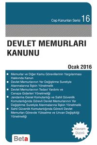 Devlet Memurları Kanunu / Cep Kanunları 16