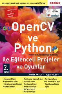 OpenCV ve Python ile Eğlenceli Projeler ve Oyunlar (Eğitim Videolu) - Ahmet Aksoy