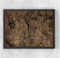 Full Frame Duvar Sanatları - Ahşap Desenler - Ağaç Kabuğu Kahverengi (FF-DS035)
