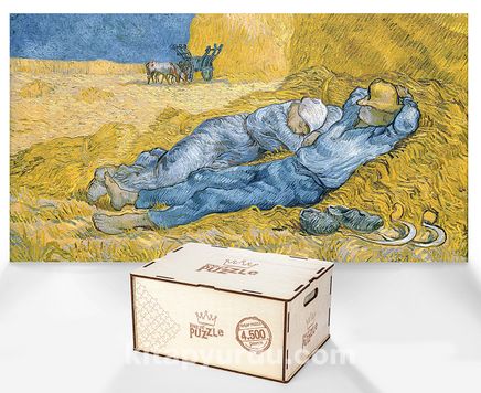 Resting after Work / Vincent van Gogh 4500 Parça Ahşap Puzzle (MMMMD-112-KR)