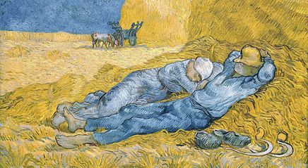 Resting after Work / Vincent van Gogh 10000 Parça Ahşap Puzzle (10M-112-KR)