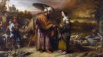 Rebekah and Eliezer at the Well / Gerbrand van den Eeckhout  10000 Parça Ahşap Puzzle (10M-110-KR