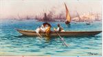 Amusement on the Caique / Fausto Zonaro 4500 Parça Ahşap Puzzle (MMMMD-109-KR)