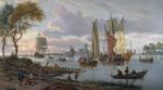 A River View / Abraham Storck 4500 Parça Ahşap Puzzle (MMMMD-107-KR)