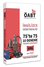2021 ÖABT İngilizce Öğretmenliği 75'te 75 Tamamı Çözümlü 10 Deneme Sınavı