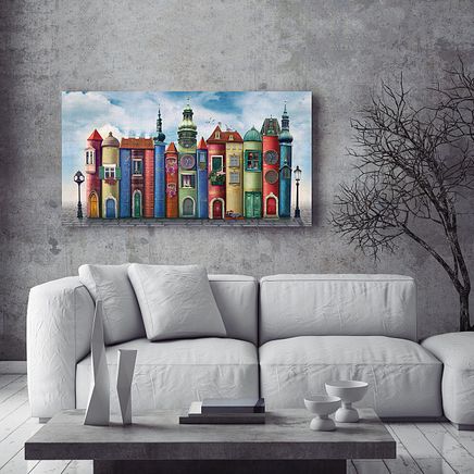 Büyük Kitap Kasabası - Ahşap Puzzle Poster 242 Parça (PPCCL-106-KT)